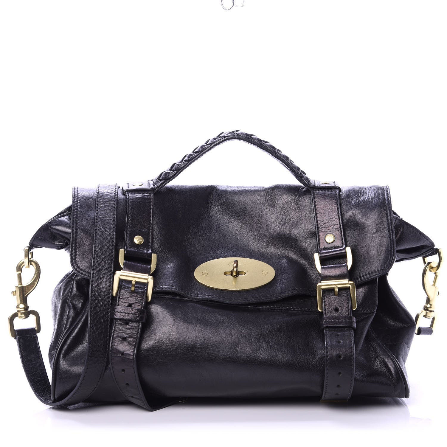 Mulberry Soft Buffalo Medium Alexa Black 1 of 17