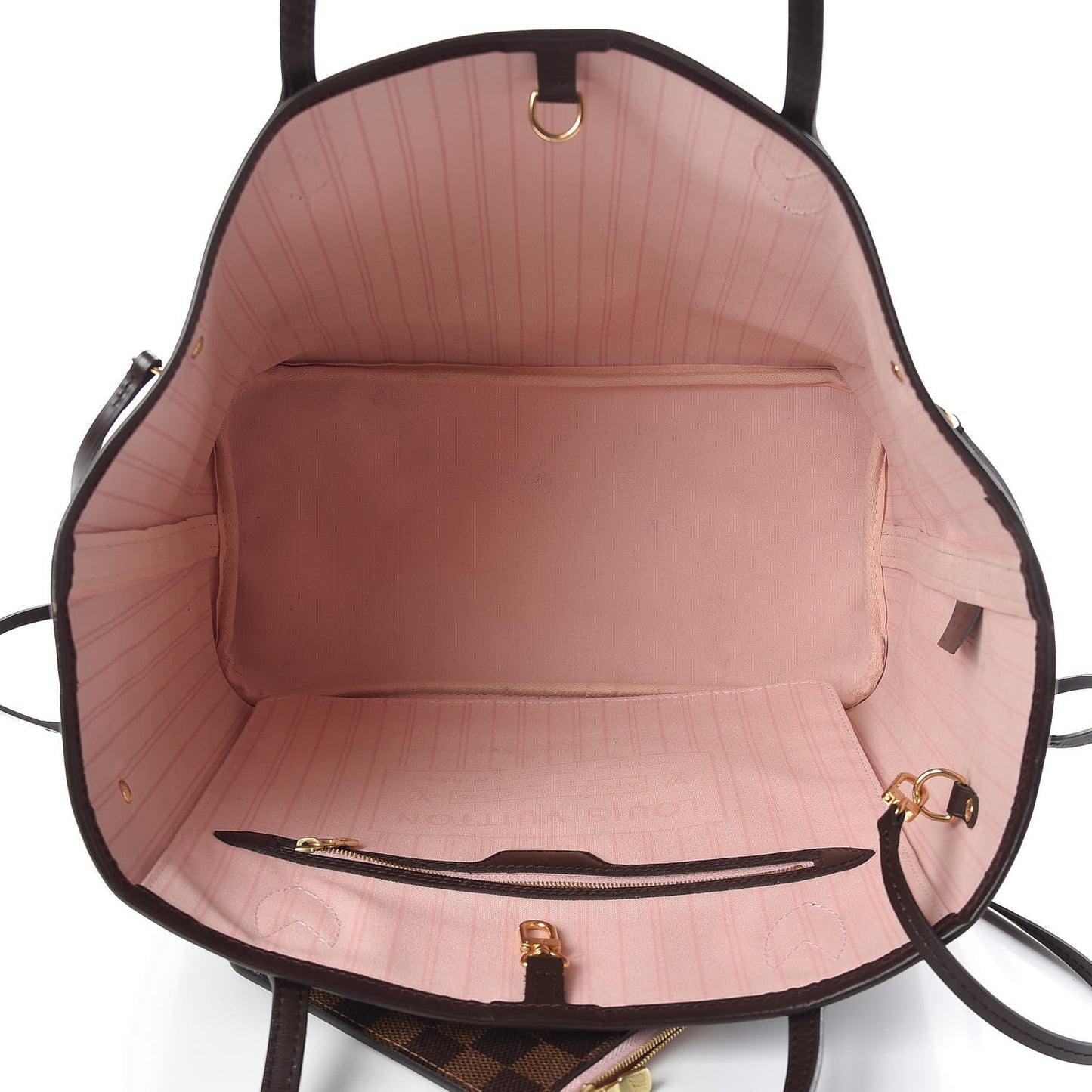 Damier Ebene Neo Neverfull MM Rose Ballerine