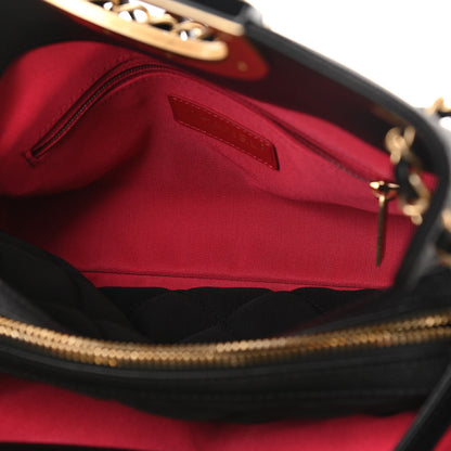 Chanel Caviar Quilted A Real Catch Shopping Bag Black 5 of 11