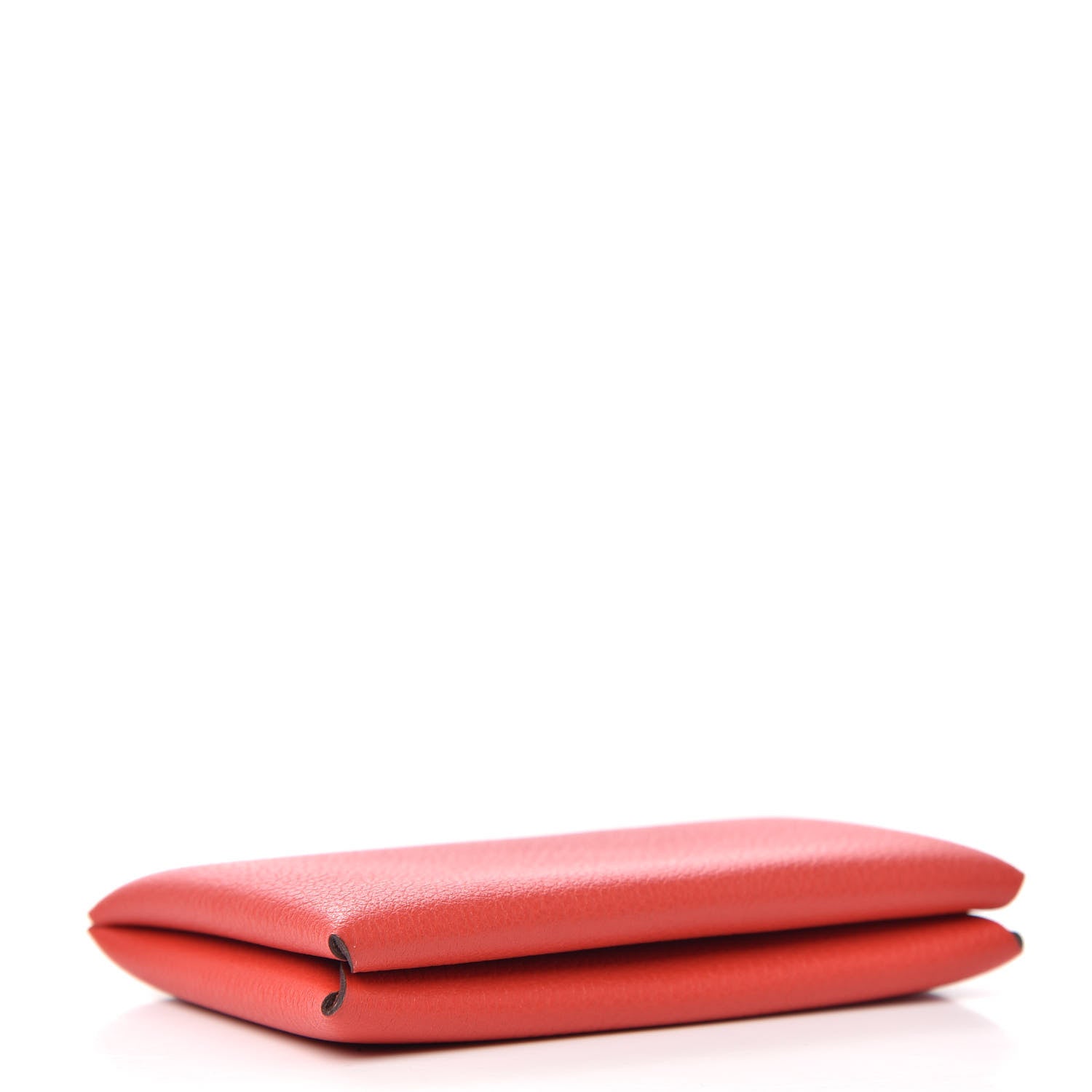 Hermes Evercolor Calvi Card Case Capucine 4 of 6