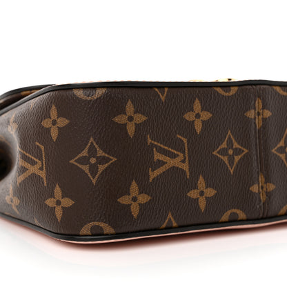 Louis Vuitton Patent Calfskin Monogram Cherrywood BB Rose Ballerine 9 of 12