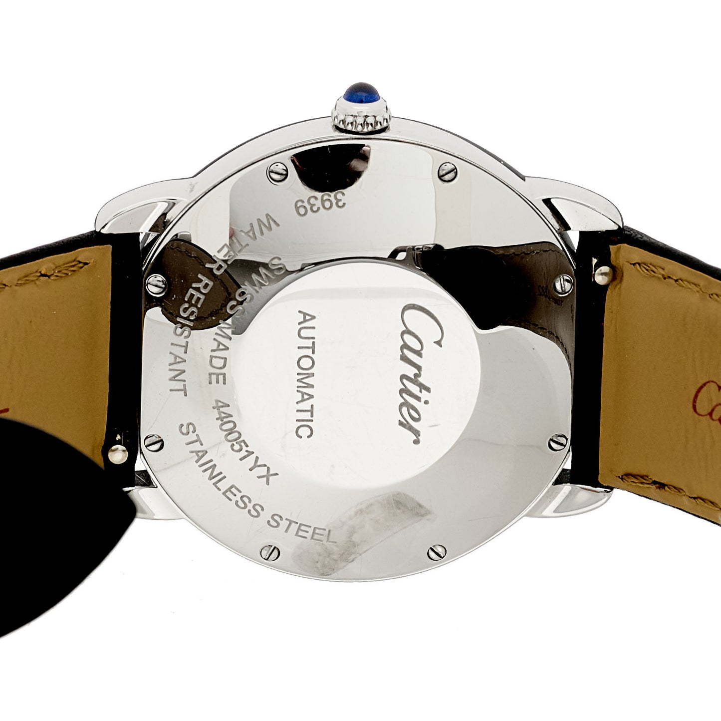 Stainless Steel Calfskin 36mm Ronde Solo Automatic Watch