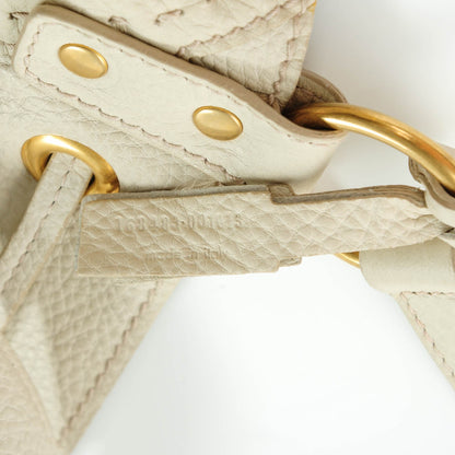 Saint Laurent Calfskin Reversible Double Sac Y Tote Ivory 7 of 8