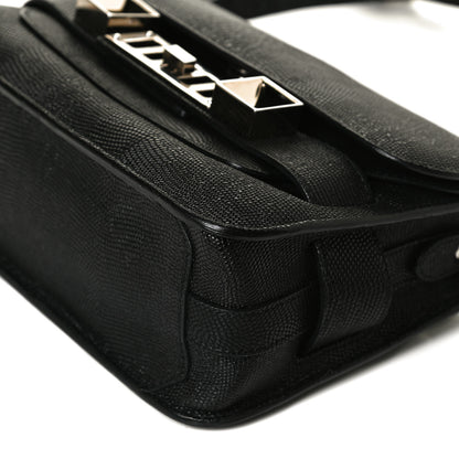 Proenza Schouler Calfskin Lizard Embossed Mini PS11 Classic Shoulder Bag Black 10 of 13