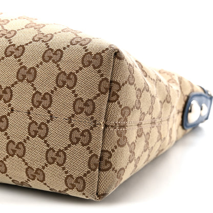 Gucci Monogram Medium Icon Bit Hobo Turquoise 10 of 11