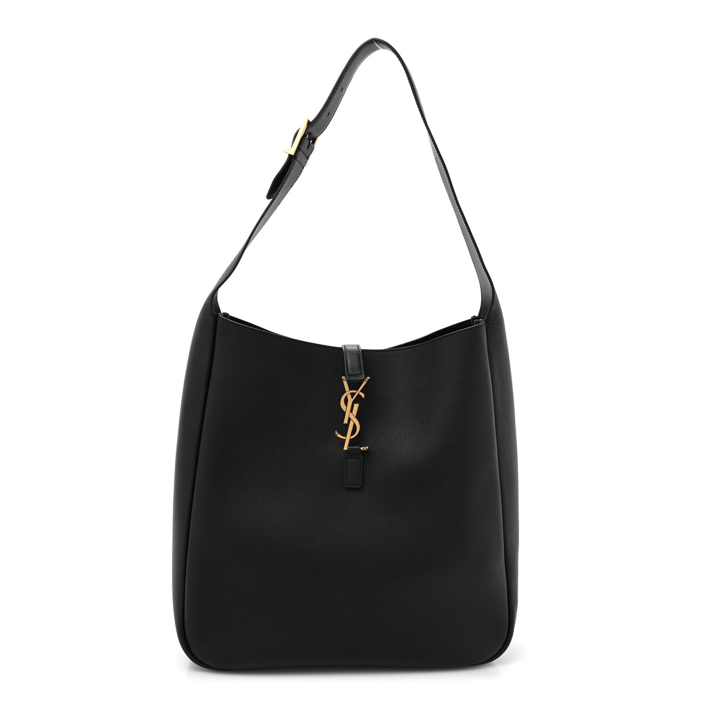 Smooth Calfskin Large Le 5 A 7 Soft Hobo Black