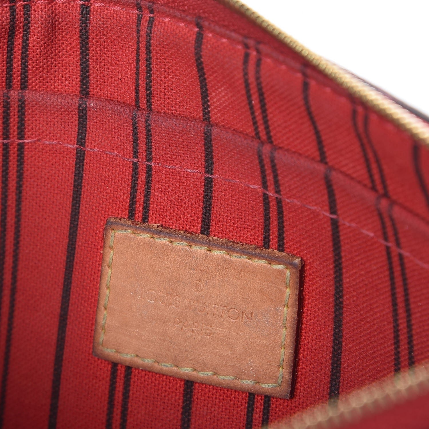 Louis Vuitton Monogram Neverfull MM GM Pochette Cherry 7 of 9