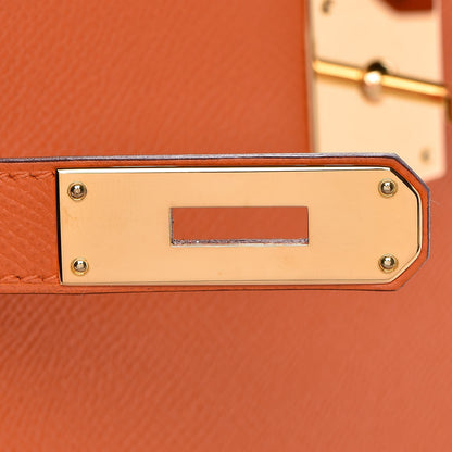 Hermes Epsom Kelly Sellier 28 Orange 11 of 33