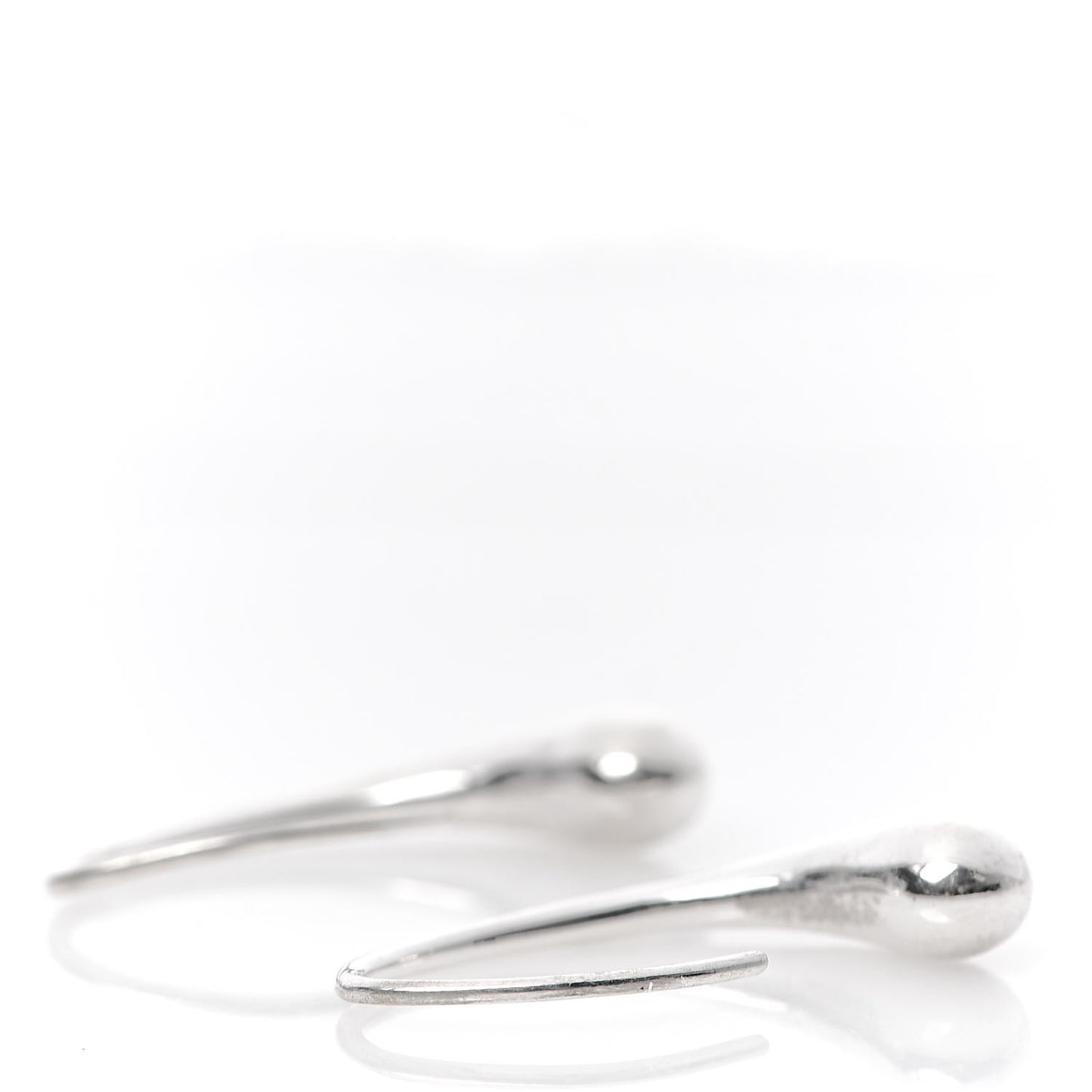 Sterling Silver Elsa Peretti Teardrop Hoop Earrings