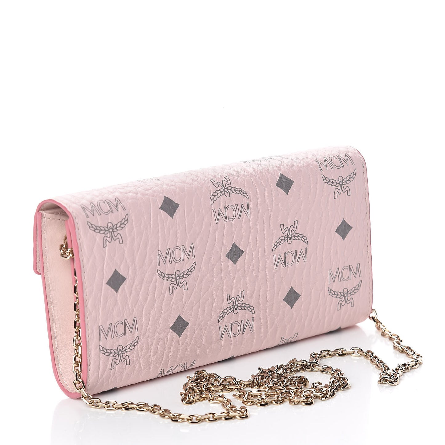 Visetos Large Patricia Wallet On Chain Soft Pink