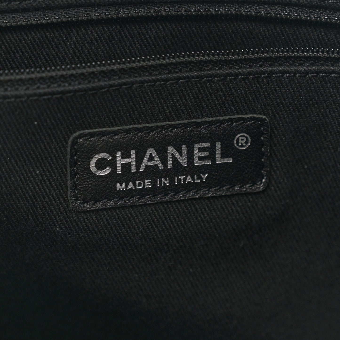 Calfskin Perforated Up In The Air Tote Black