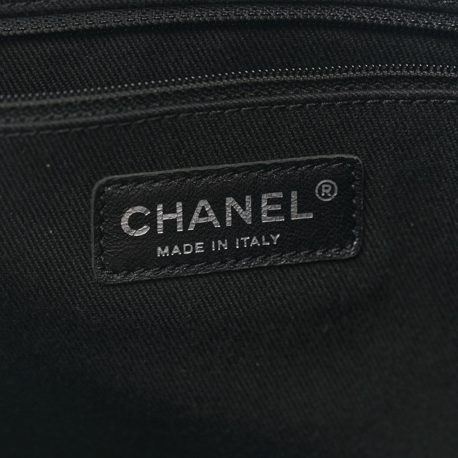 Chanel Calfskin Perforated Up In The Air Tote Black 6 of 11