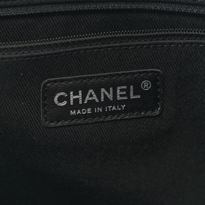 Chanel Calfskin Perforated Up In The Air Tote Black 6 of 11