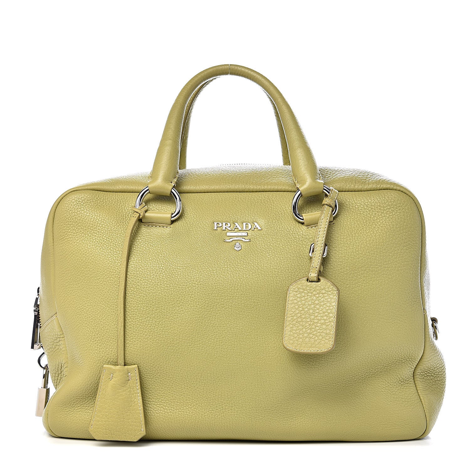 Prada Vitello Daino Satchel Cedro 1 of 13