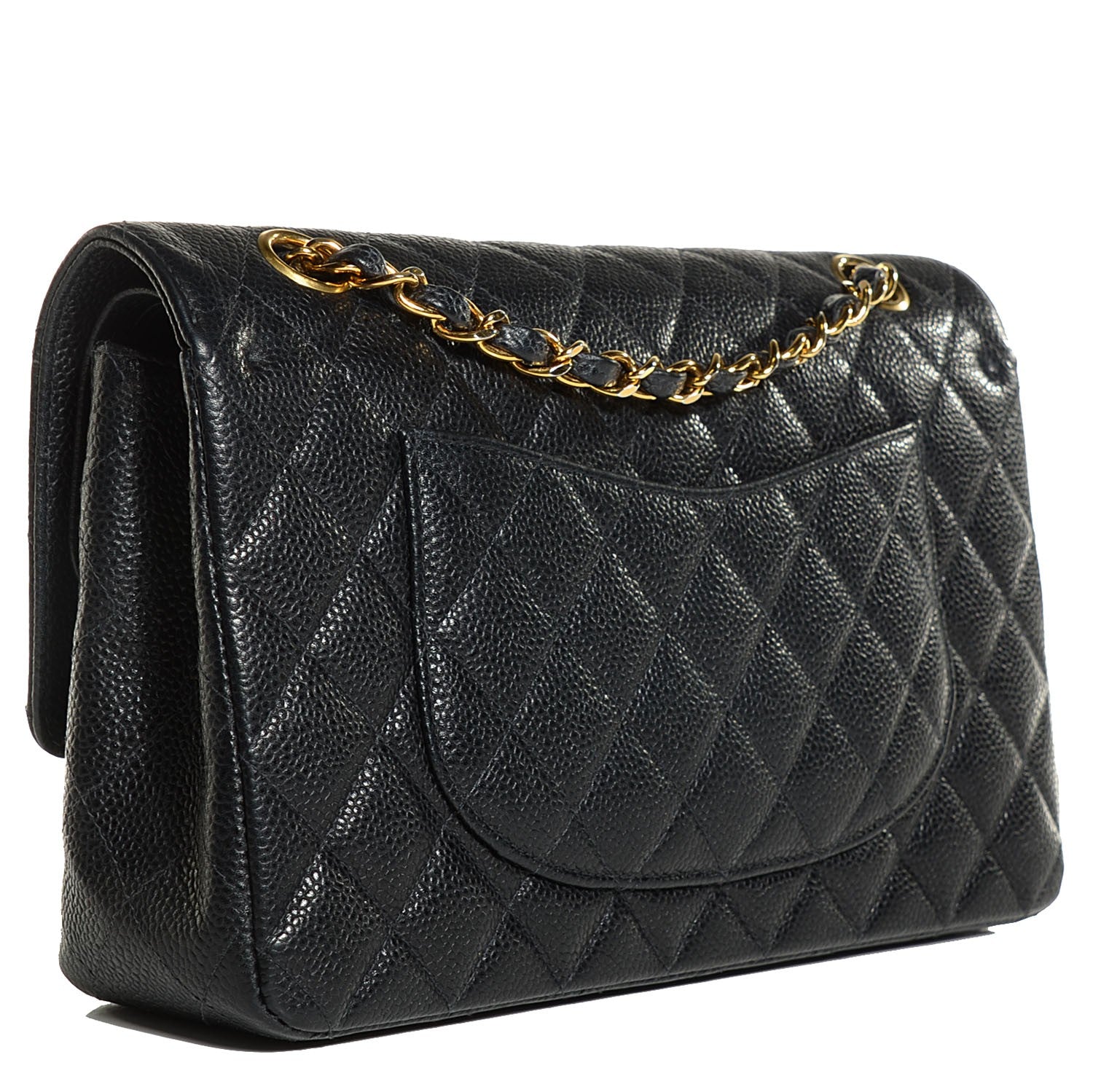 Chanel Caviar Quilted Medium Double Flap Black 3 of 8