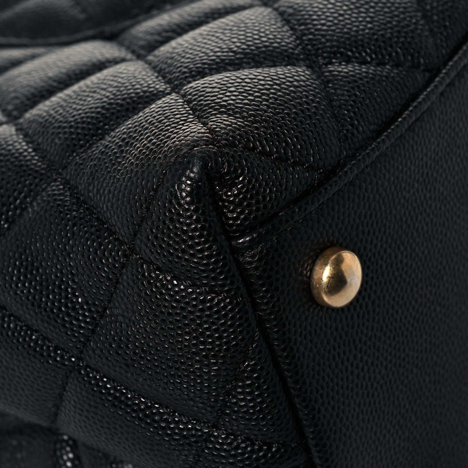 Chanel Caviar Lizard Quilted Small Coco Handle Flap Black 9 of 11