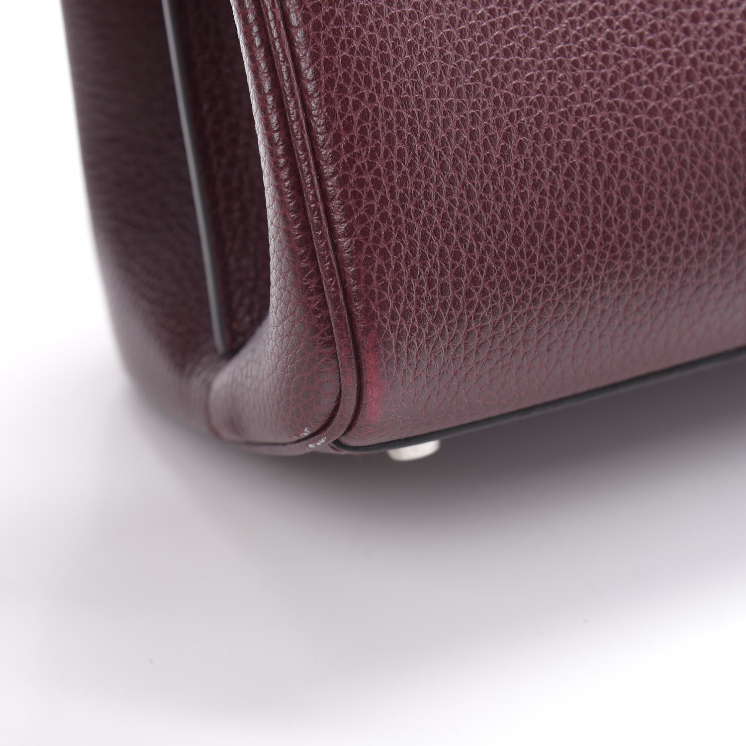 Gucci Grainy Calfskin Small Zumi Top Handle Bag Vintage Bordeaux 13 of 16