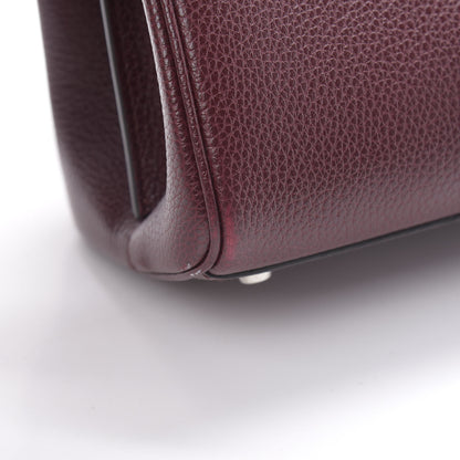 Gucci Grainy Calfskin Small Zumi Top Handle Bag Vintage Bordeaux 13 of 16