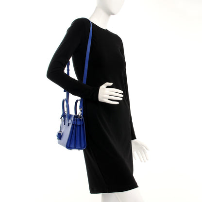 Saint Laurent Calfskin Nano Sac De Jour Cobalt Blue 3 of 9
