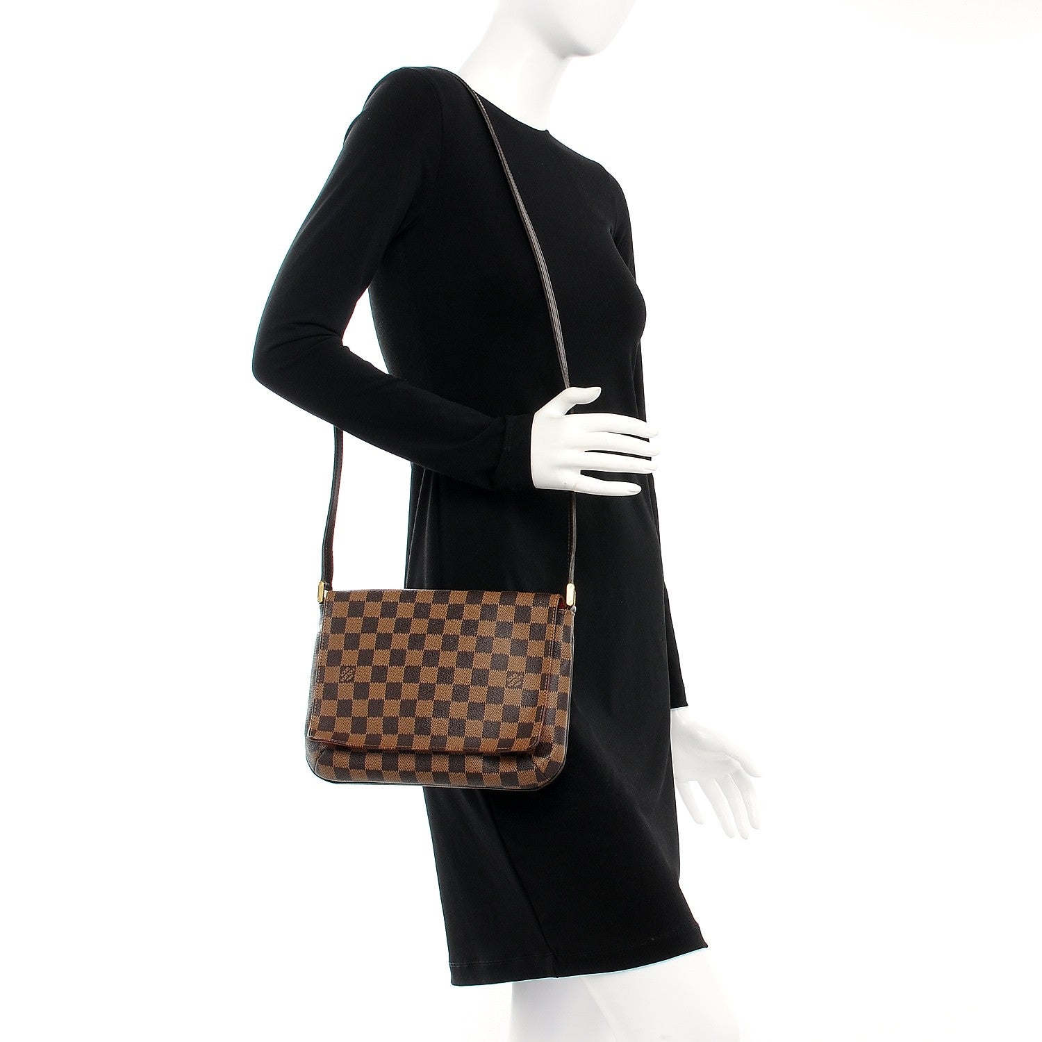 Louis Vuitton Damier Ebene Musette Tango 2 of 7