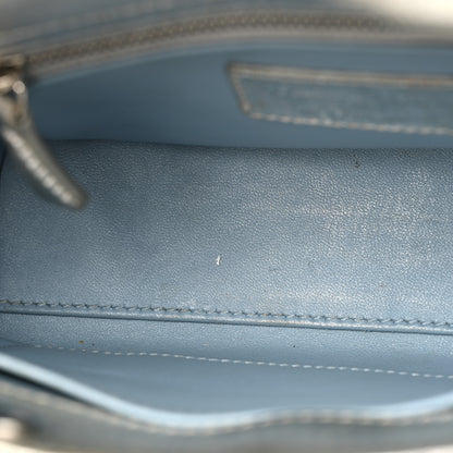 Christian Dior Metallic Grained Calfskin Cannage Small Lucky Badges My Lady Dior Silver 9 of 21