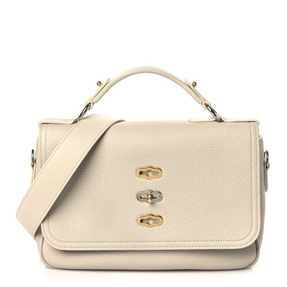 Mulberry Heavy Grain Calfskin Small Bryn Chalk 1 of 9