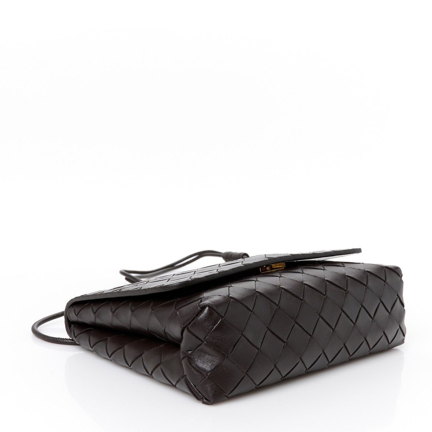 Bottega Veneta Lambskin Intrecciato Mini Crossbody Bag Fondant 4 of 11