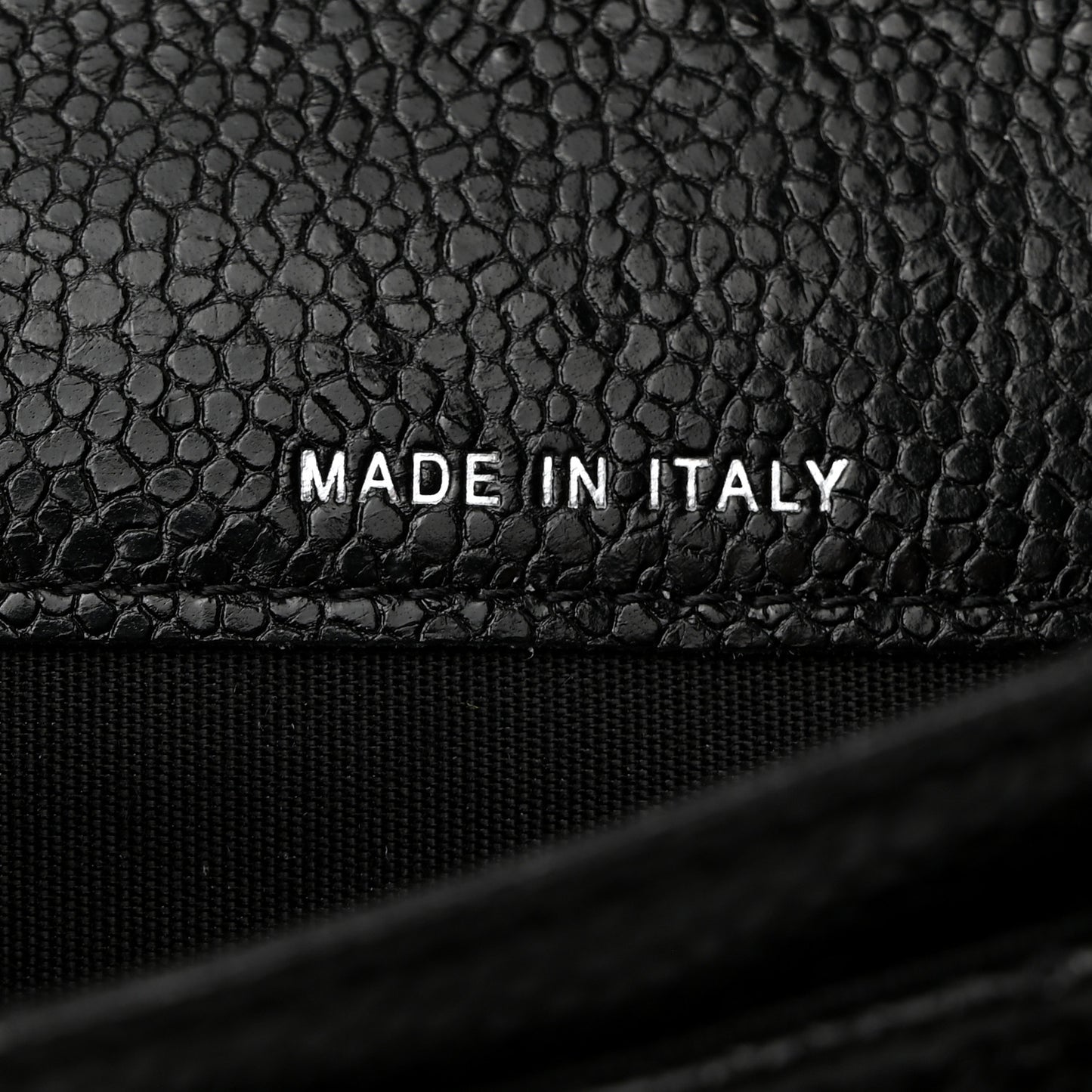 Caviar Quilted Incognito Flap Card Holder Black