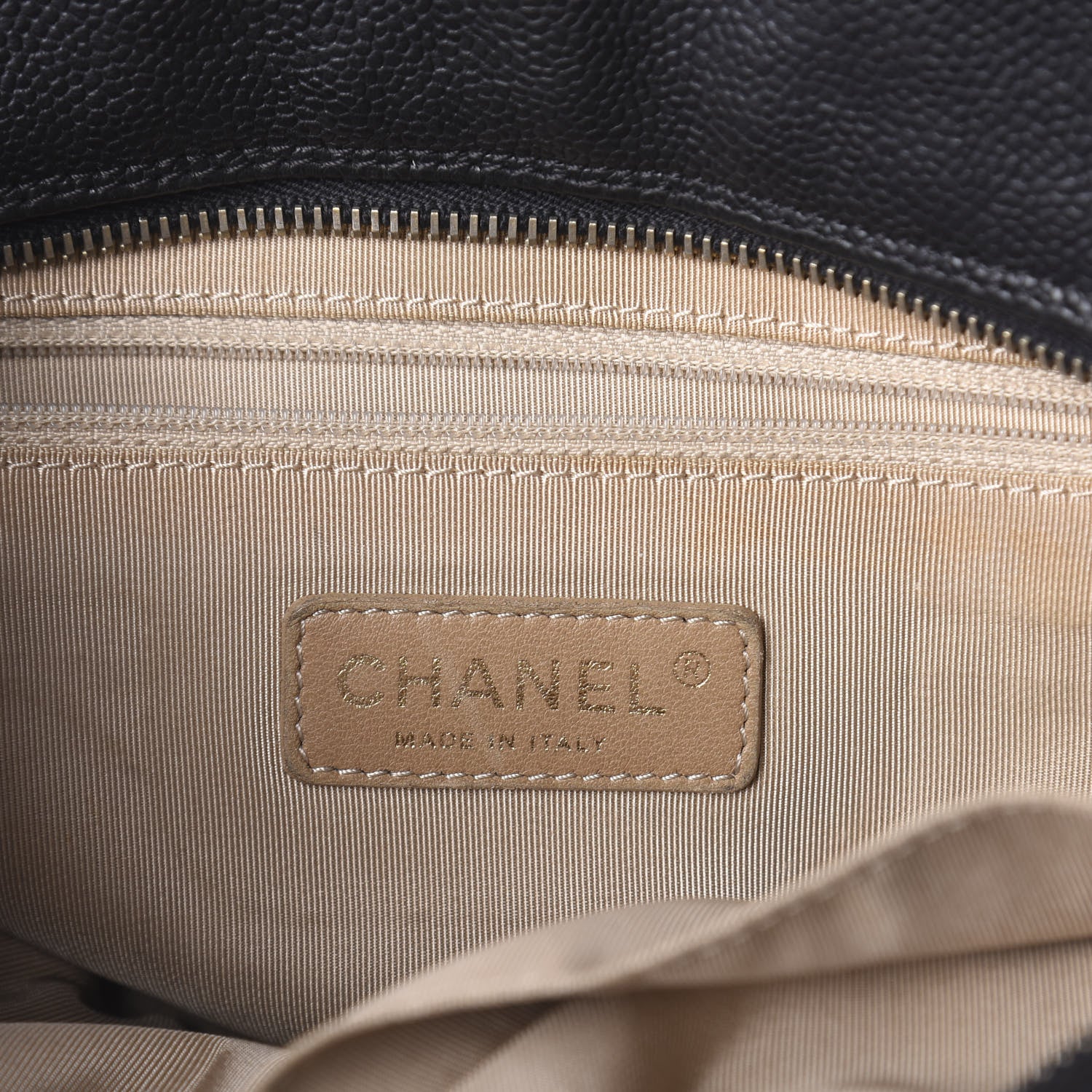 Chanel Caviar Stitched Tote Black 7 of 10