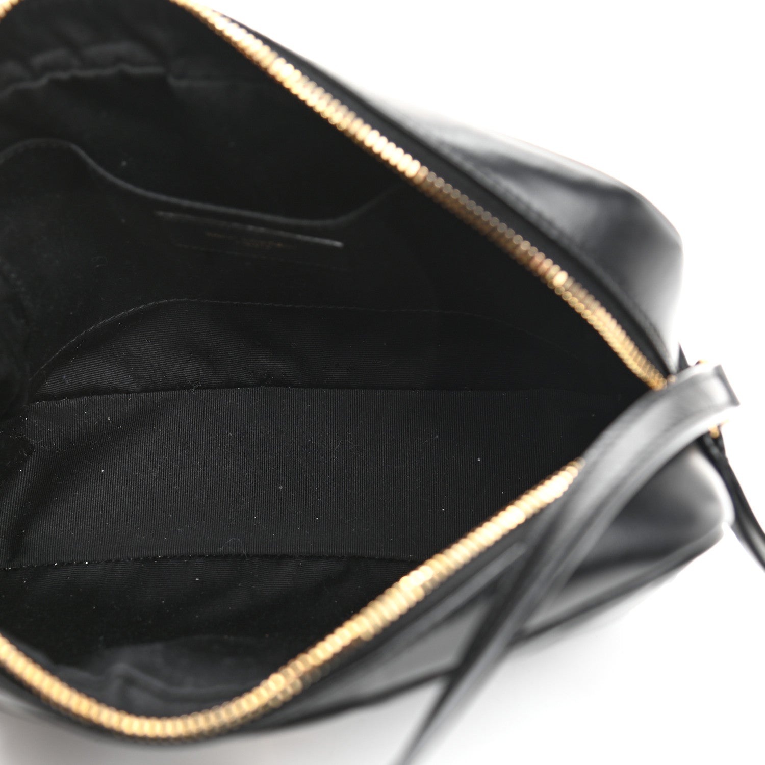 Saint Laurent Calfskin Matelasse Monogram Lou Camera Bag Black 5 of 12