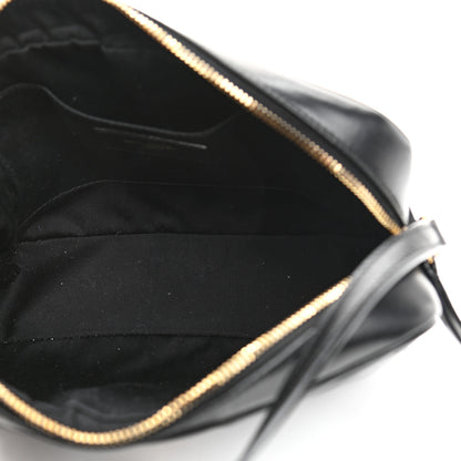 Saint Laurent Calfskin Matelasse Monogram Lou Camera Bag Black 5 of 12