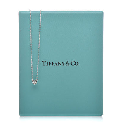 Tiffany Sterling Silver Diamond .07ct Elsa Peretti Diamonds by the Yard Pendant Necklace 8 of 8