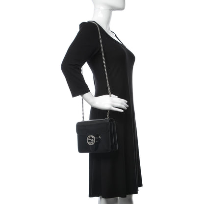 Gucci Shade Lux Calfskin Small Interlocking G Shoulder Bag Black 2 of 10