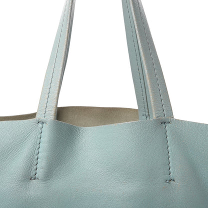 Celine Lambskin Vertical Bi-Cabas Blue Black 16 of 21