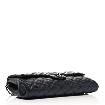 Chanel Caviar Quilted Clutch With Chain Flap Black 5 of 10