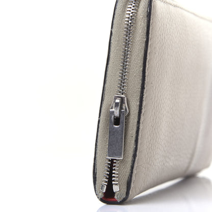 Celine Drummed Calfskin Zip Around Organizer Wallet Dune 19 of 20