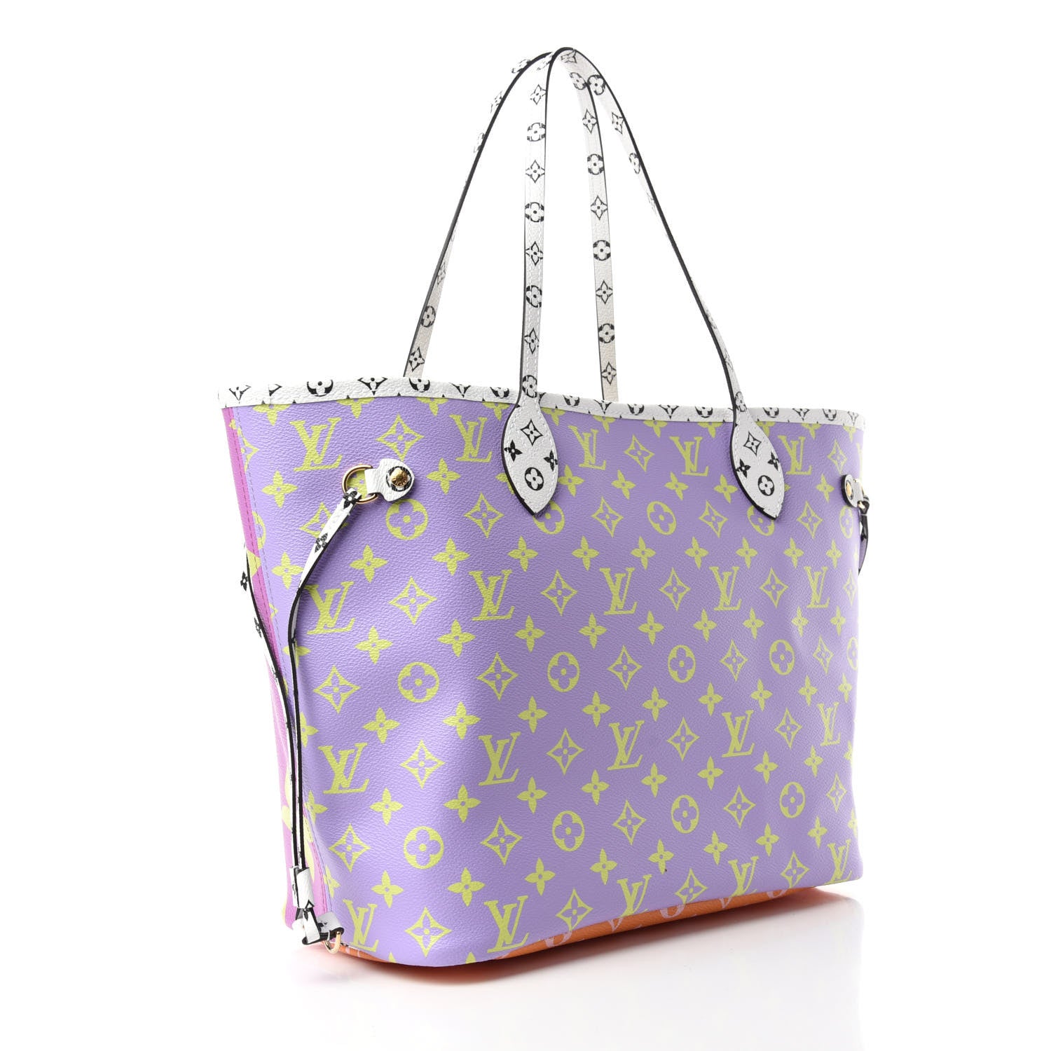 Louis Vuitton Monogram Giant Neverfull MM Pink Lilac 3 of 10