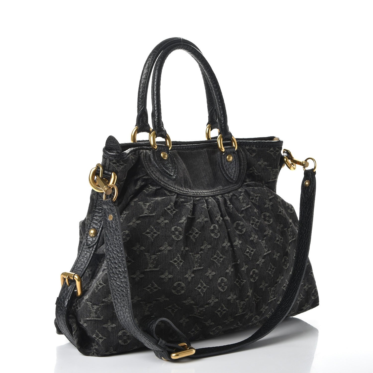 Louis Vuitton Denim Neo Cabby GM Black 4 of 8