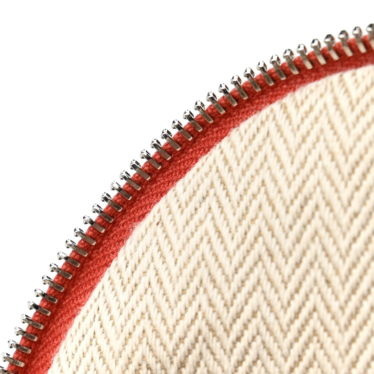 Cotton Canvas Crazy H Medium Bolide Case Orange Ficelle
