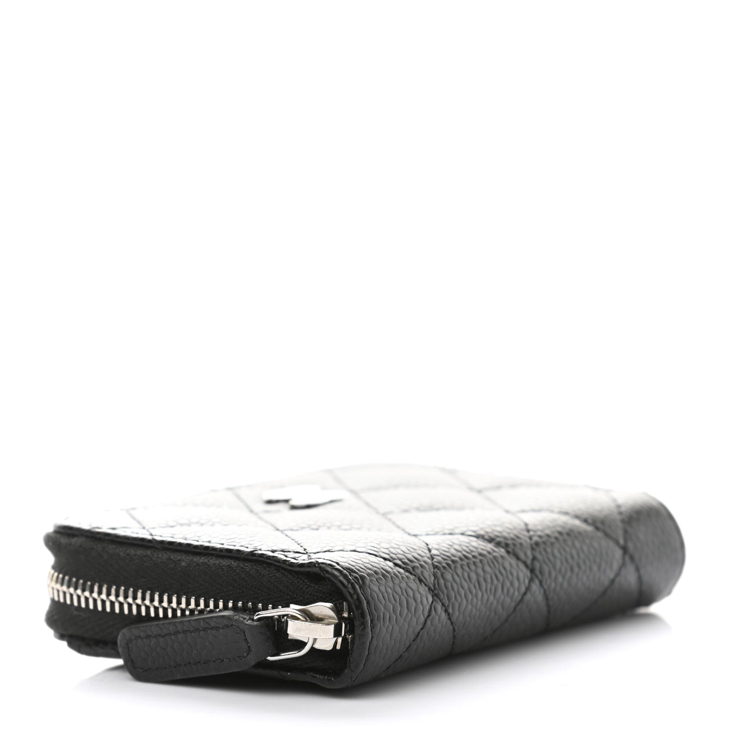 Chanel Caviar Quilted Classic Zipped Coin Purse Black 4 of 8