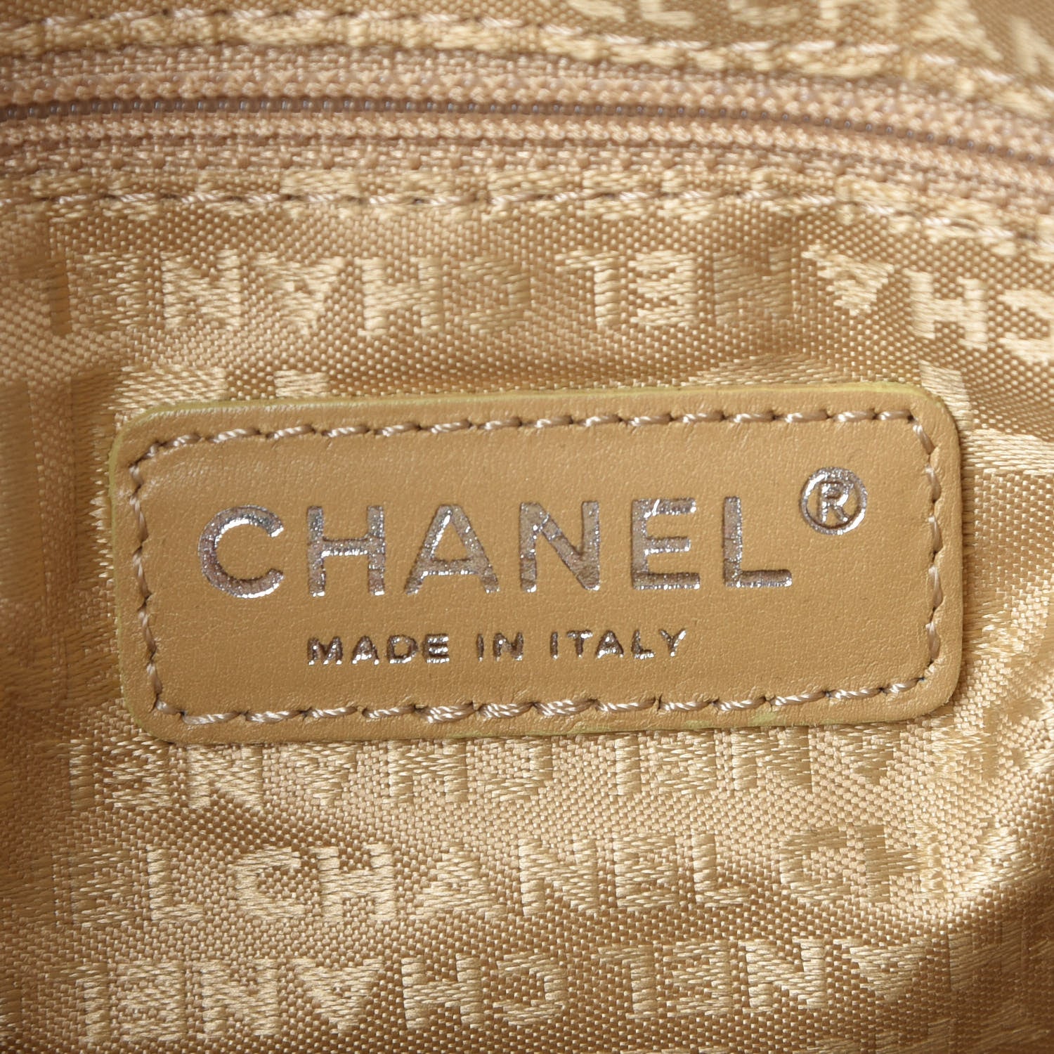 Chanel Lambskin Lax Accordion Hobo Beige 7 of 15