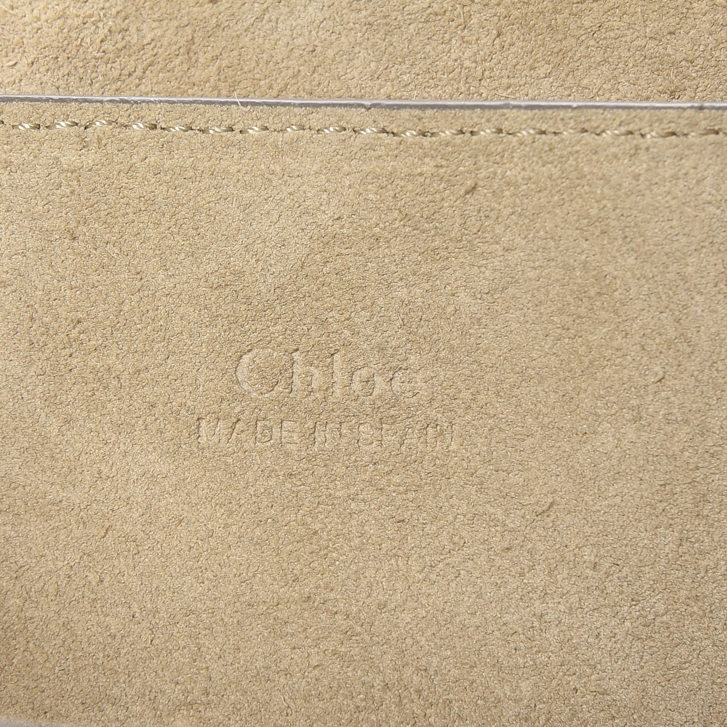 Chloe Suede Calfskin Mini Faye Bracelet Bag Black 7 of 8