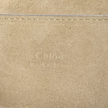 Chloe Suede Calfskin Mini Faye Bracelet Bag Black 7 of 8