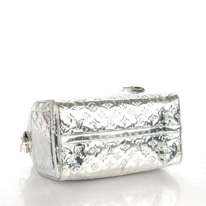 Louis Vuitton Monogram Miroir Speedy 30 Silver 4 of 16