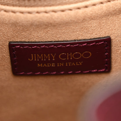 Jimmy Choo Calfskin Bon Bon Bucket Bag Burgundy 6 of 10