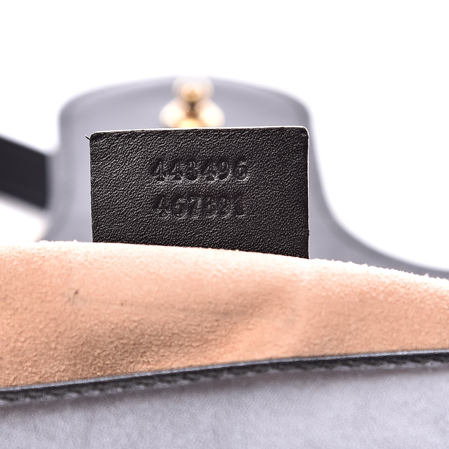 Gucci Calfskin Matelasse Medium GG Marmont Shoulder Bag Black 7 of 11