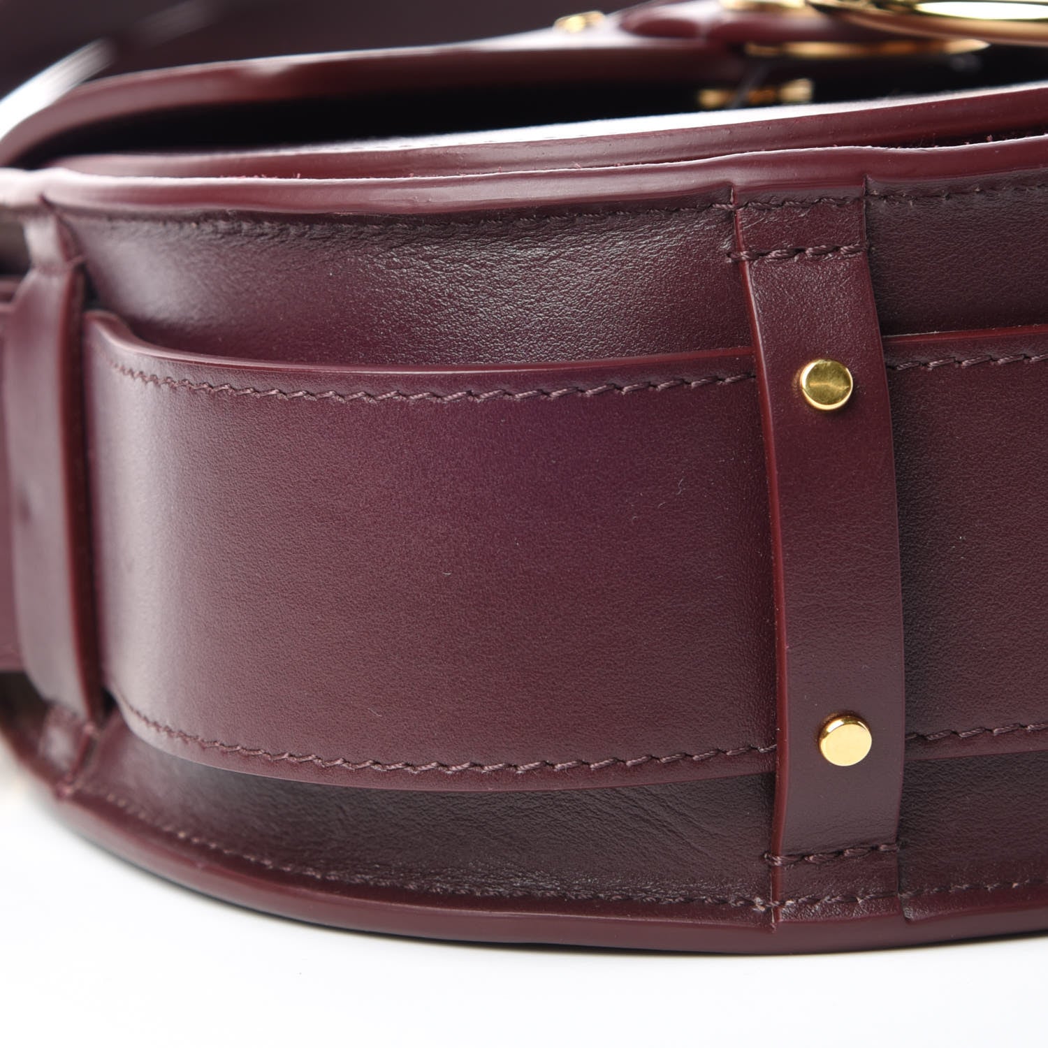 Chloe Calfskin Small Tess Bag Burnt Brown 8 of 9