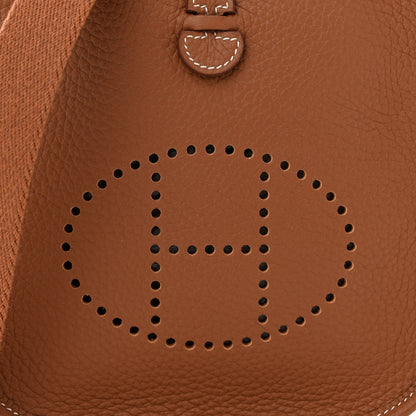 Hermes Taurillon Clemence Evelyne TPM Gold 8 of 11