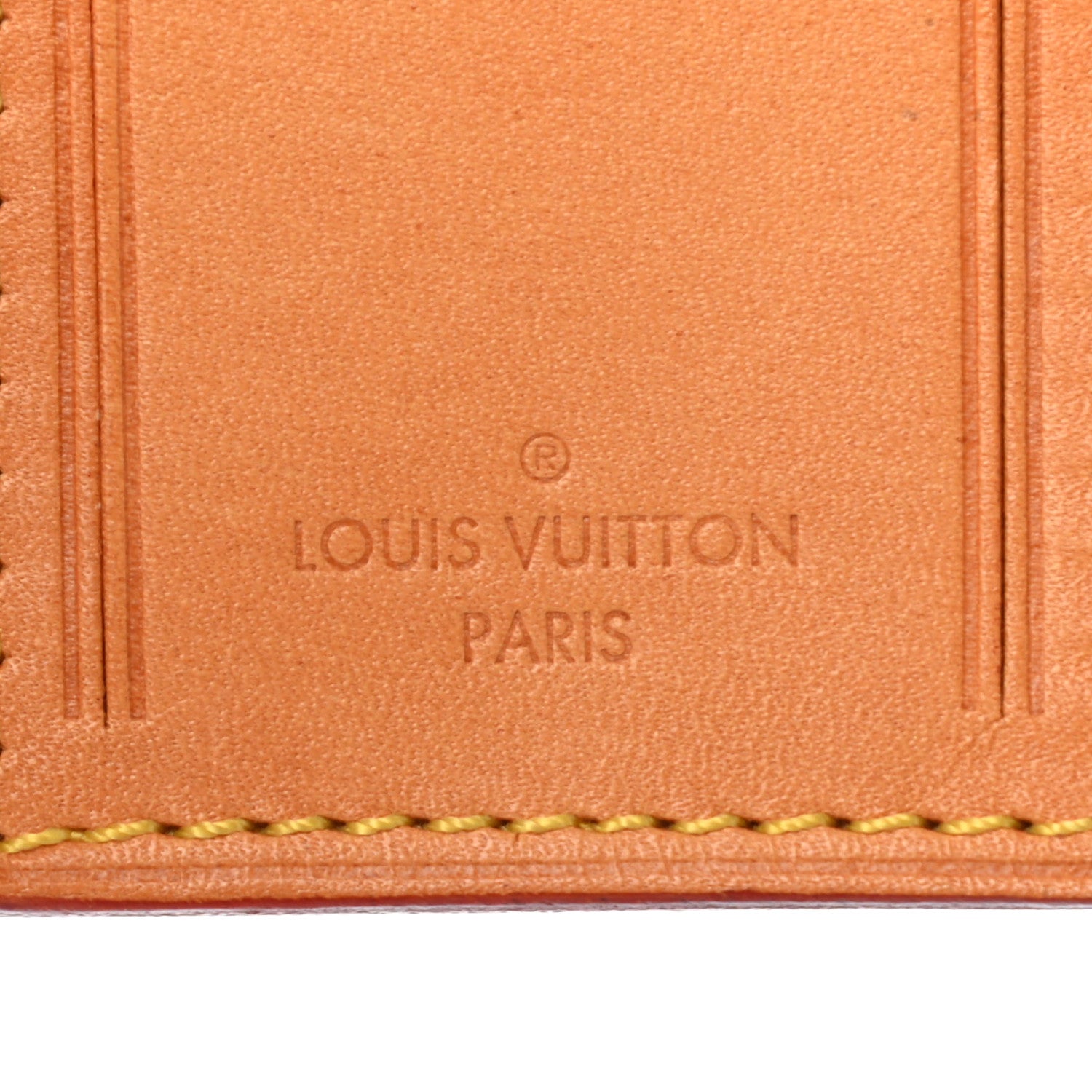 Louis Vuitton Vachetta Luggage Tag 3 of 3