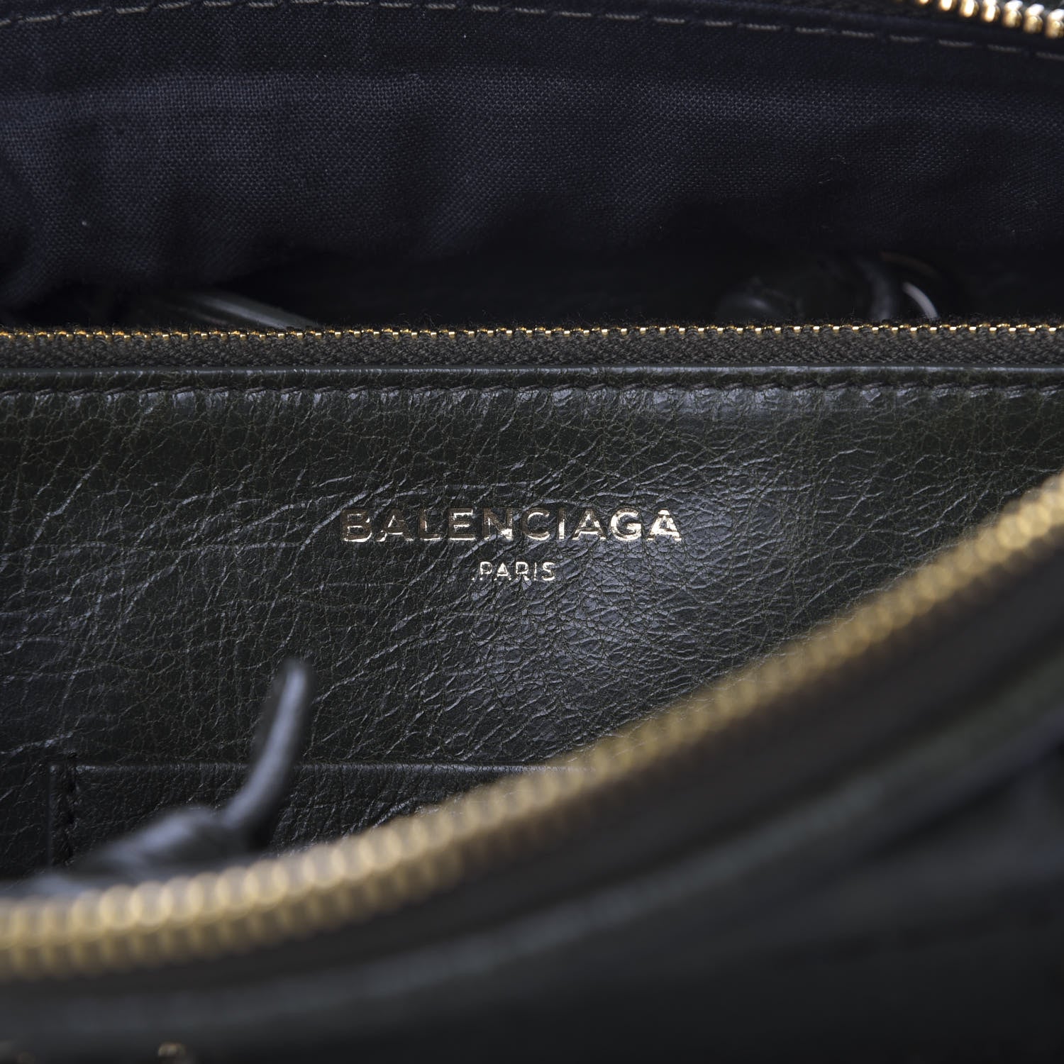 Balenciaga Agneau S Blanket Square Tote Green 9 of 11